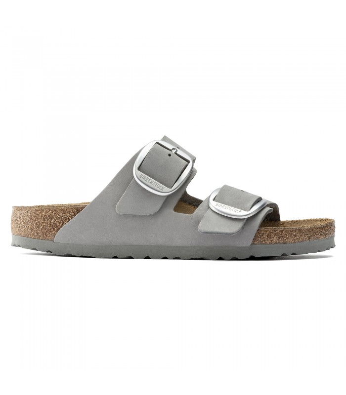 Birkenstock  Arizona Big Buckle Nubuck Leather Dove Gray 1022154