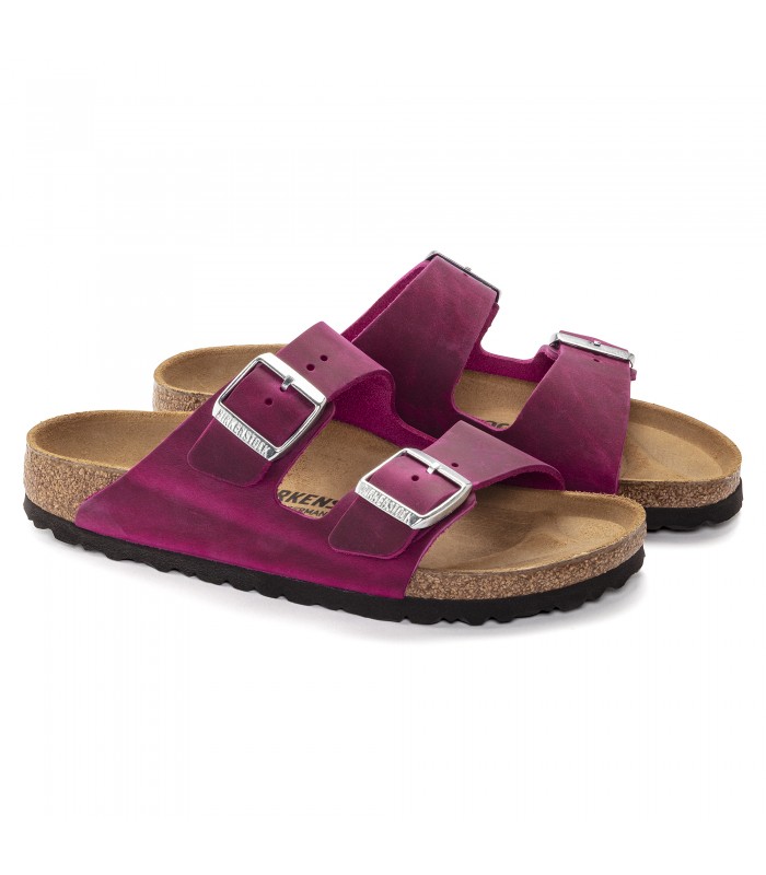 Birkenstock  Arizona Waxy Leather Festival Fuchsia 1024133