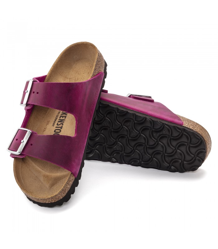 Birkenstock  Arizona Waxy Leather Festival Fuchsia 1024133