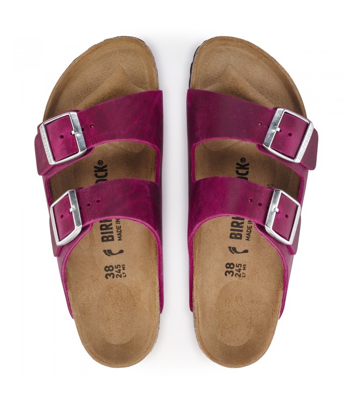 Birkenstock  Arizona Waxy Leather Festival Fuchsia 1024133