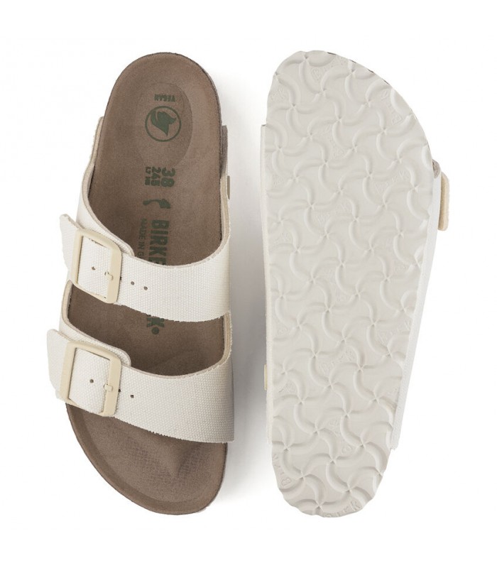 Birkenstock Arizona Vegan Canvas Eggshell 1026677