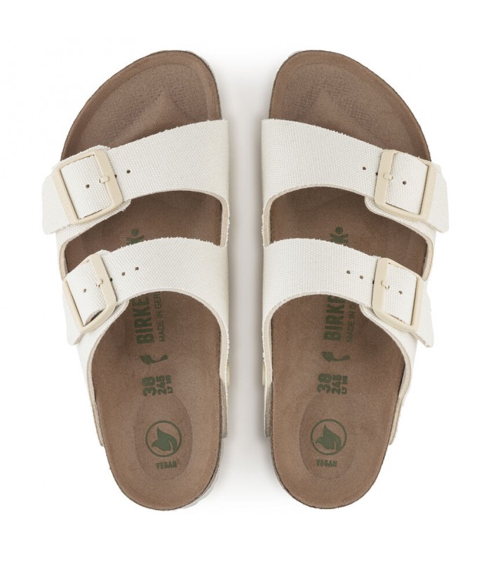 Birkenstock Arizona Vegan Canvas Eggshell 1026677