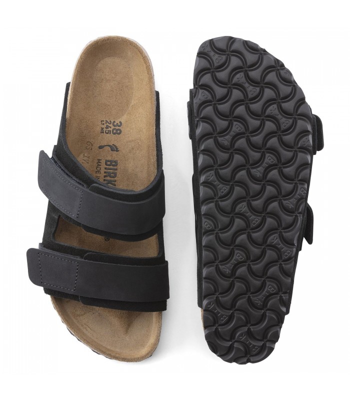 Birkenstock Uji Nubuck Leather Suede Black 1024832