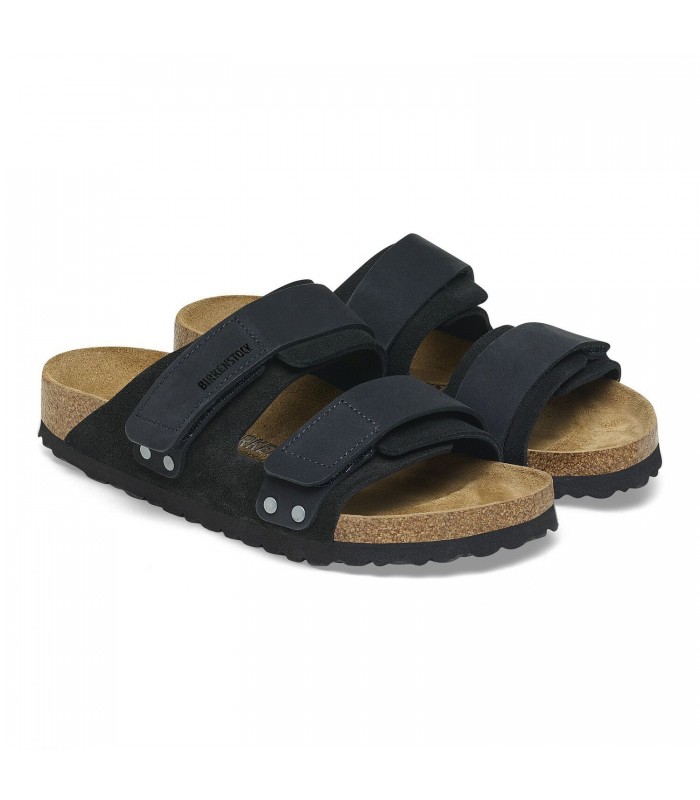 Birkenstock Uji Nubuck Leather Suede Black 1024832