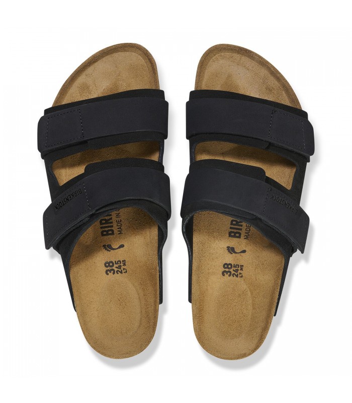 Birkenstock Uji Nubuck Leather Suede Black 1024832