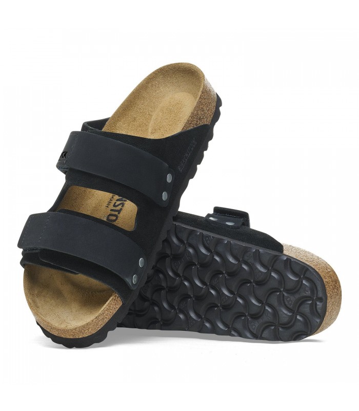 Birkenstock Uji Nubuck Leather Suede Black 1024832